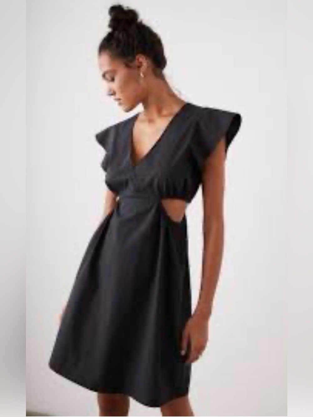 Rails Nyla Cut Out Mini Dress Medium  Boho Summer Cotton
